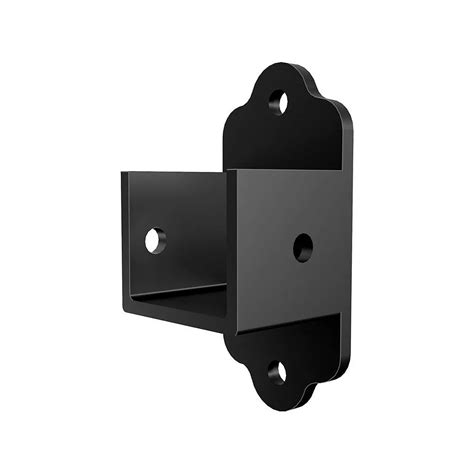 home depot metal fence bracket|outside corner bracket for fence.